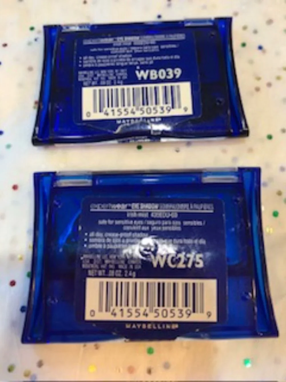 Two Unused NWT Discontinued Eye Shadow Irish Mist Maybelline Classic Green Pair